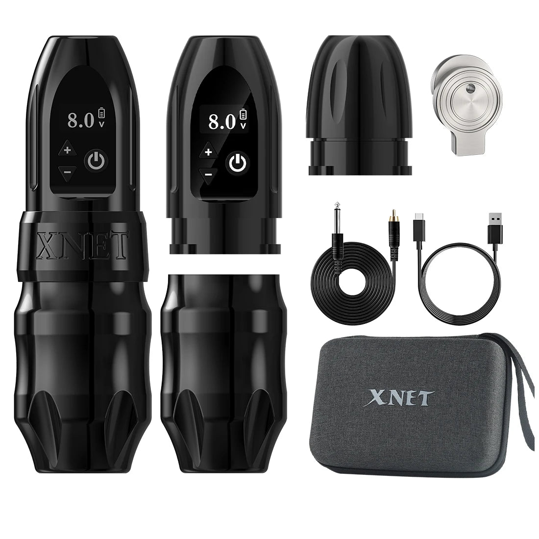 Titan 2024 Wireless Tattoo Machine Rotary Pen with Extra 38Mm Grip Coreless Motor Digital LCD Display for Artist Body