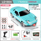 LD1804 RC Drift Car 1/18 Mazda Mx5 2.4G 2WD ESP Gyroscope LED Lights Full Scale Controlled Model Children Car Toys Gifts