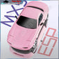 LD1804 RC Drift Car 1/18 Mazda Mx5 2.4G 2WD ESP Gyroscope LED Lights Full Scale Controlled Model Children Car Toys Gifts