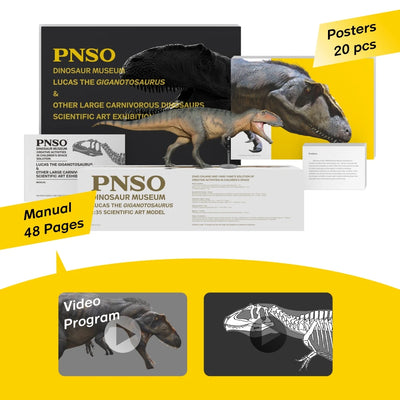 Dinosaur Museums Series:17Lucas the Giganotosaurus 1:35 Scietific Art Model