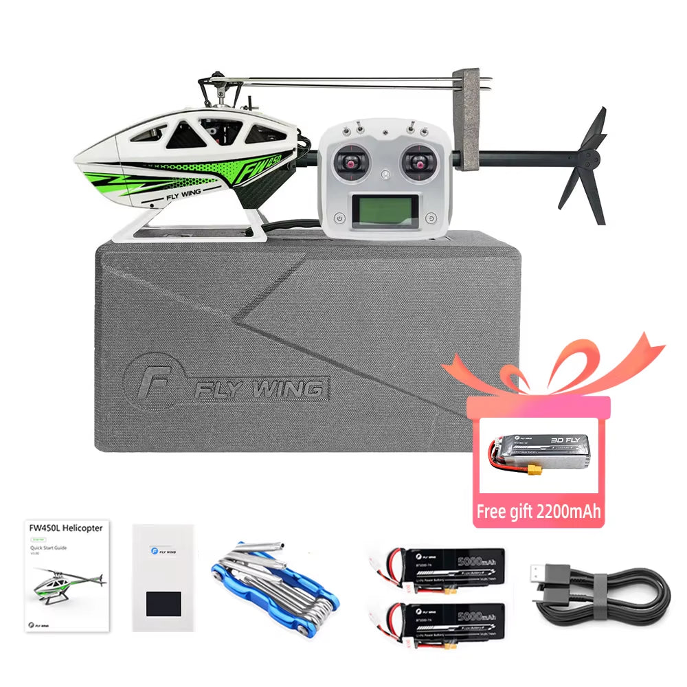 FW450 V3 RC Helicopter ACE Flight Controller FW450L V3 Smart Acro FBL Gyro Helicopter Brushless Motor Drone Quadcopter
