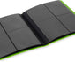 4 Pocket Trading Card Strap Binder, 160 Cards, Standard, 20 Side-Loading Pages, TCG (Green)