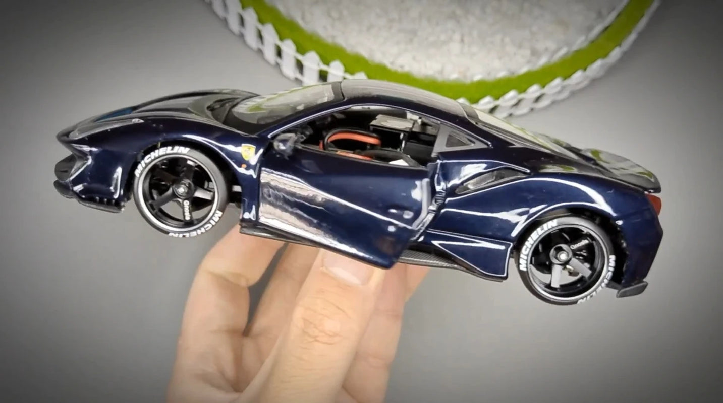 1/28 RC  K969 2.4G Remote Control AWD Offroad 30KM/H Drifting Racing Car with 110Mm Black Alloy Car Shell RTR Version