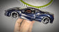 1/28 RC  K969 2.4G Remote Control AWD Offroad 30KM/H Drifting Racing Car with 110Mm Black Alloy Car Shell RTR Version