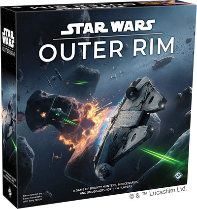 Star Wars Outer Rim Board Game - Strategy Game, Fun Family Adventure for Teens & Adults, Ages 14+, 1-4 Players, 3-4 Hour Playtime
