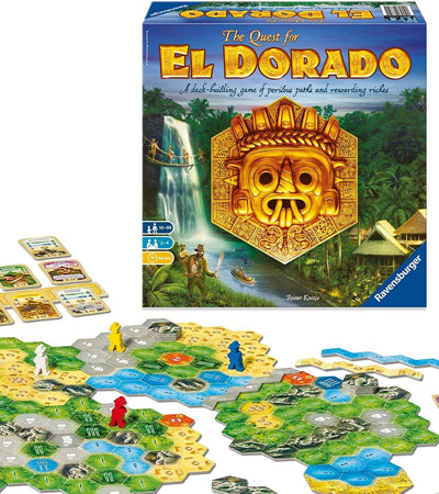 Ravensburger the Quest for El Dorado: Golden Temples Adventure Family Game - Engaging Brain Teaser | Ideal for Ages 10 & up | High Replay Value | Game of the Year 2017 Finalist