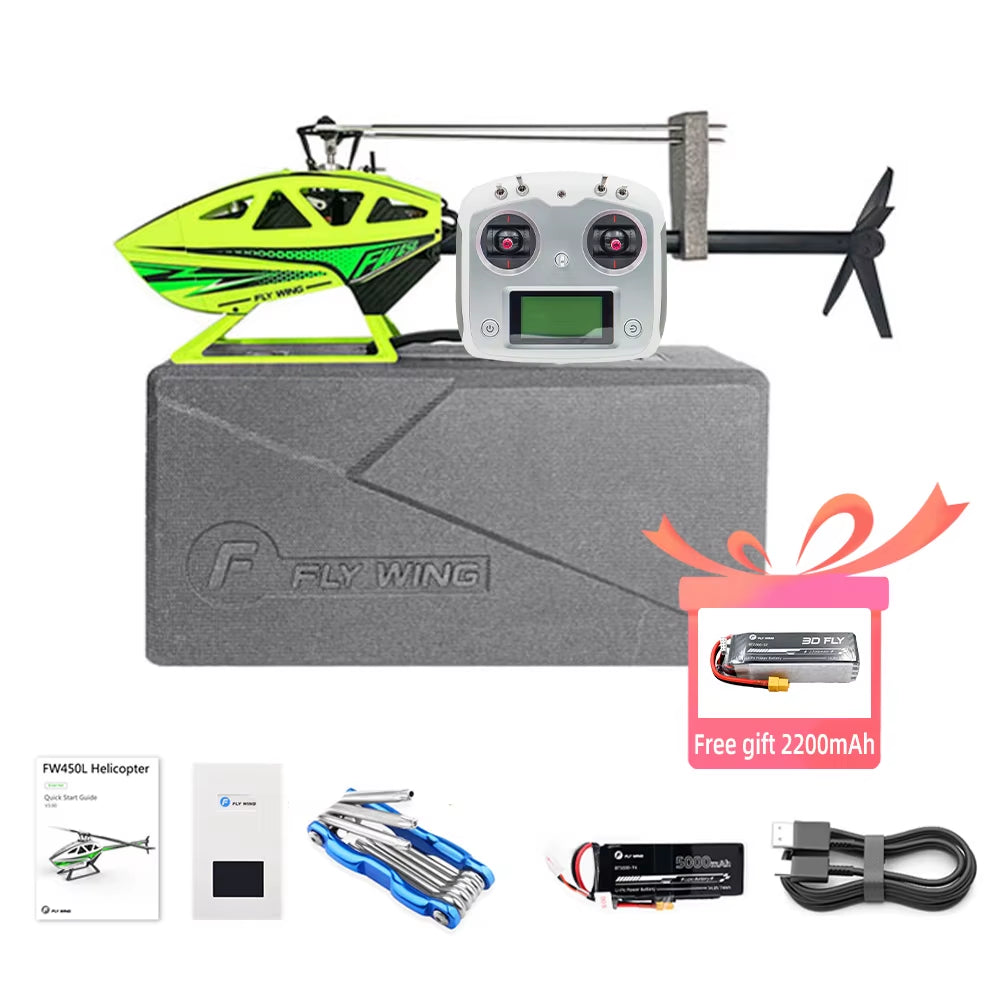 FW450 V3 RC Helicopter ACE Flight Controller FW450L V3 Smart Acro FBL Gyro Helicopter Brushless Motor Drone Quadcopter