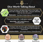 Metal DND Dice Set 7Pcs - Indestructible Metal Dice Set W/Dice Bag; D&D Dice Set D&D (Dungeons and Dragons Dice Set) W/ D20 Dice - Blacksmith Craft Dice (Weathered Bronze)