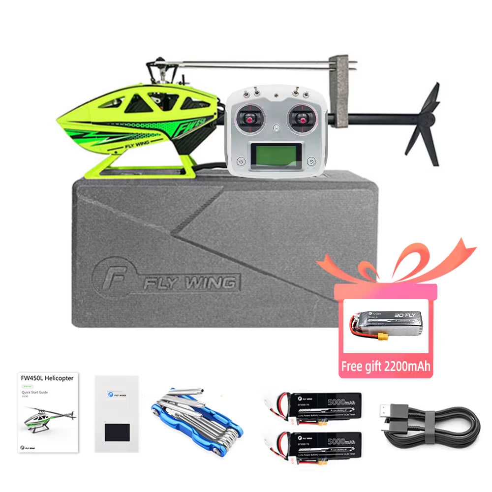 FW450 V3 RC Helicopter ACE Flight Controller FW450L V3 Smart Acro FBL Gyro Helicopter Brushless Motor Drone Quadcopter