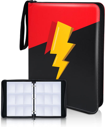 9 Pocket Waterproof Trading Card Binder, Trading Album Display Holder, Expandable, 720 Double Sided Pocket Album, Compatible with Yugioh, MTG and Other TCG Cards