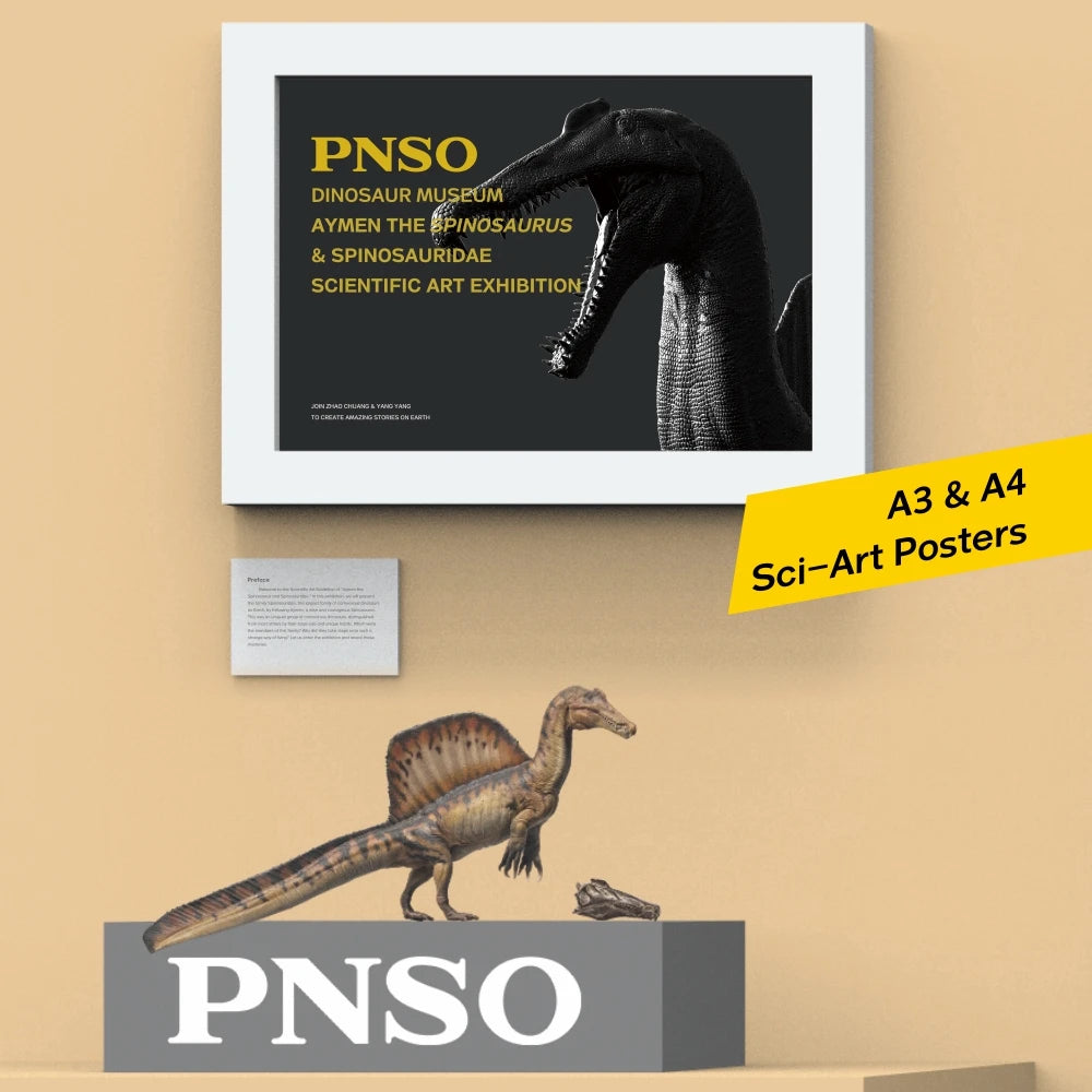 Dinosaur Museums Series:19Aymen the Spinosaurus 1:35 Scientific Art Model