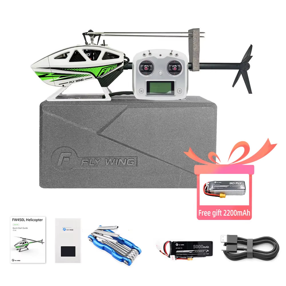 FW450 V3 RC Helicopter ACE Flight Controller FW450L V3 Smart Acro FBL Gyro Helicopter Brushless Motor Drone Quadcopter