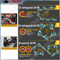 LD1804 RC Drift Car 1/18 Mazda Mx5 2.4G 2WD ESP Gyroscope LED Lights Full Scale Controlled Model Children Car Toys Gifts