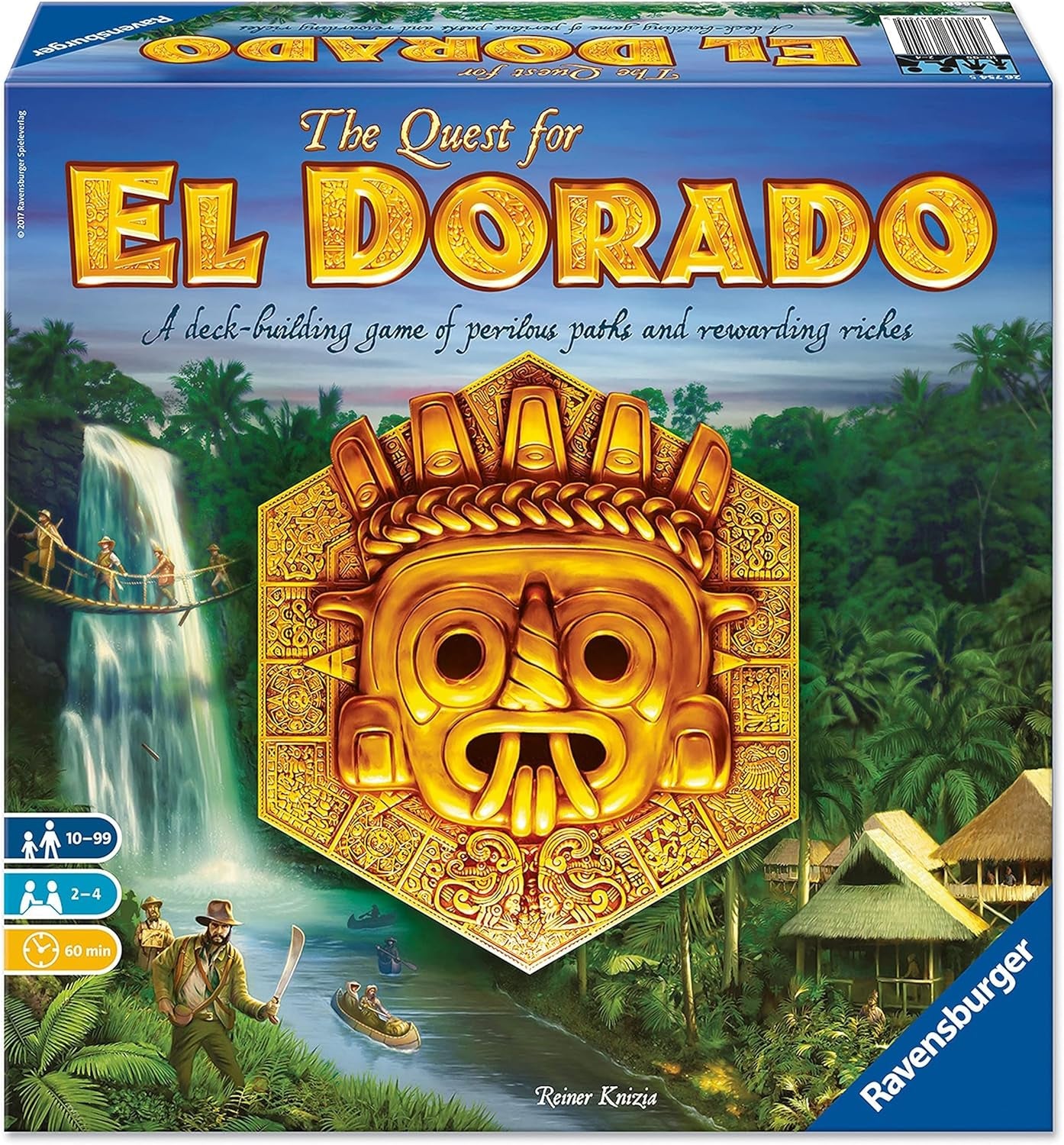 Ravensburger the Quest for El Dorado: Golden Temples Adventure Family Game - Engaging Brain Teaser | Ideal for Ages 10 & up | High Replay Value | Game of the Year 2017 Finalist