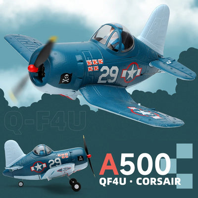 A500 2.4G RC Plane 4Channels Remote Control Flying Model Glider Airplane 1020 Brushed Motors EPP Foam Toys for Children