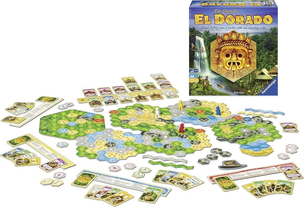 Ravensburger the Quest for El Dorado: Golden Temples Adventure Family Game - Engaging Brain Teaser | Ideal for Ages 10 & up | High Replay Value | Game of the Year 2017 Finalist