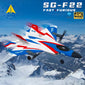 F22 RC Foam Plane 4 Channels 6G Auto Stabilization with 4K Camera Stunt Remote Control Airplanes Aircraft Toys for Children