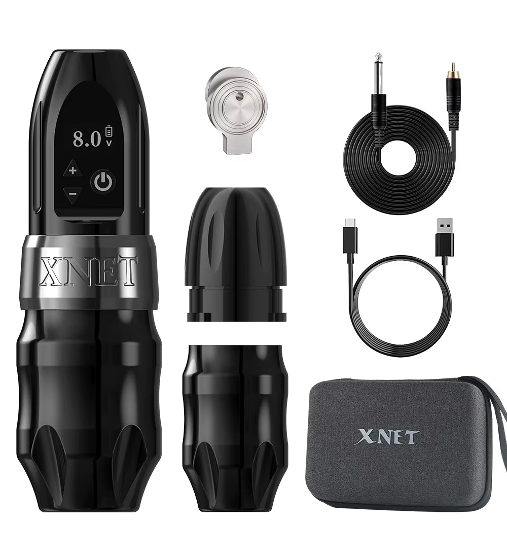 Titan 2024 Wireless Tattoo Machine Rotary Pen with Extra 38Mm Grip Coreless Motor Digital LCD Display for Artist Body